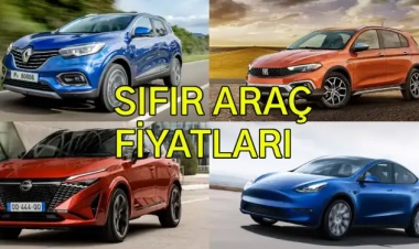 Sıfır Araç Fiyatları - Aralık 2024