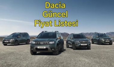Dacia Aralık 2024 Güncel Fiyat Listesi
