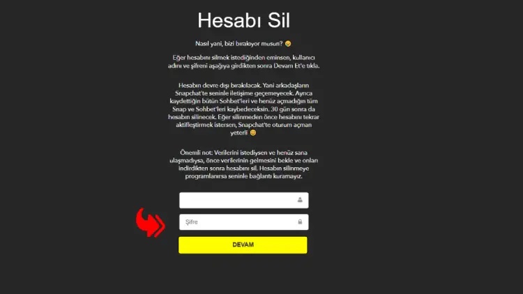 Snapchat Hesabı Nasıl Silinir? Hesap Silme Linki – 2025